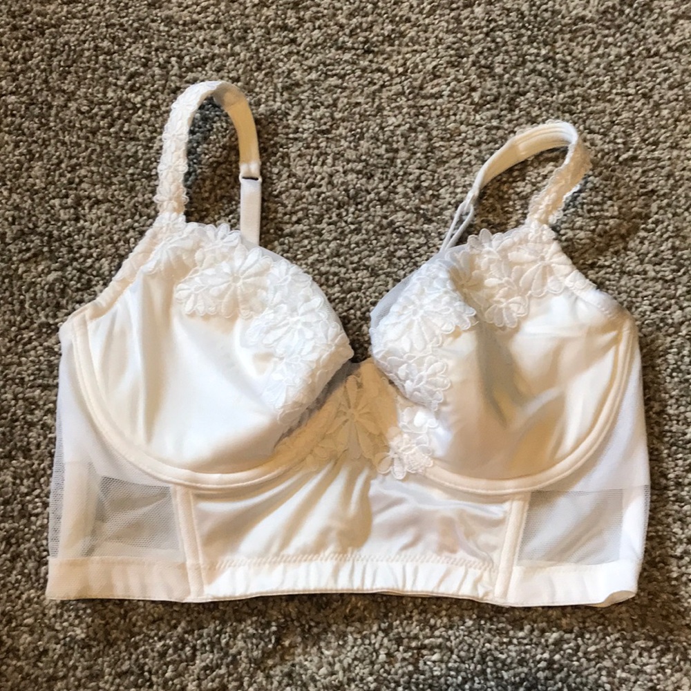 Victoria Secret white lace bra